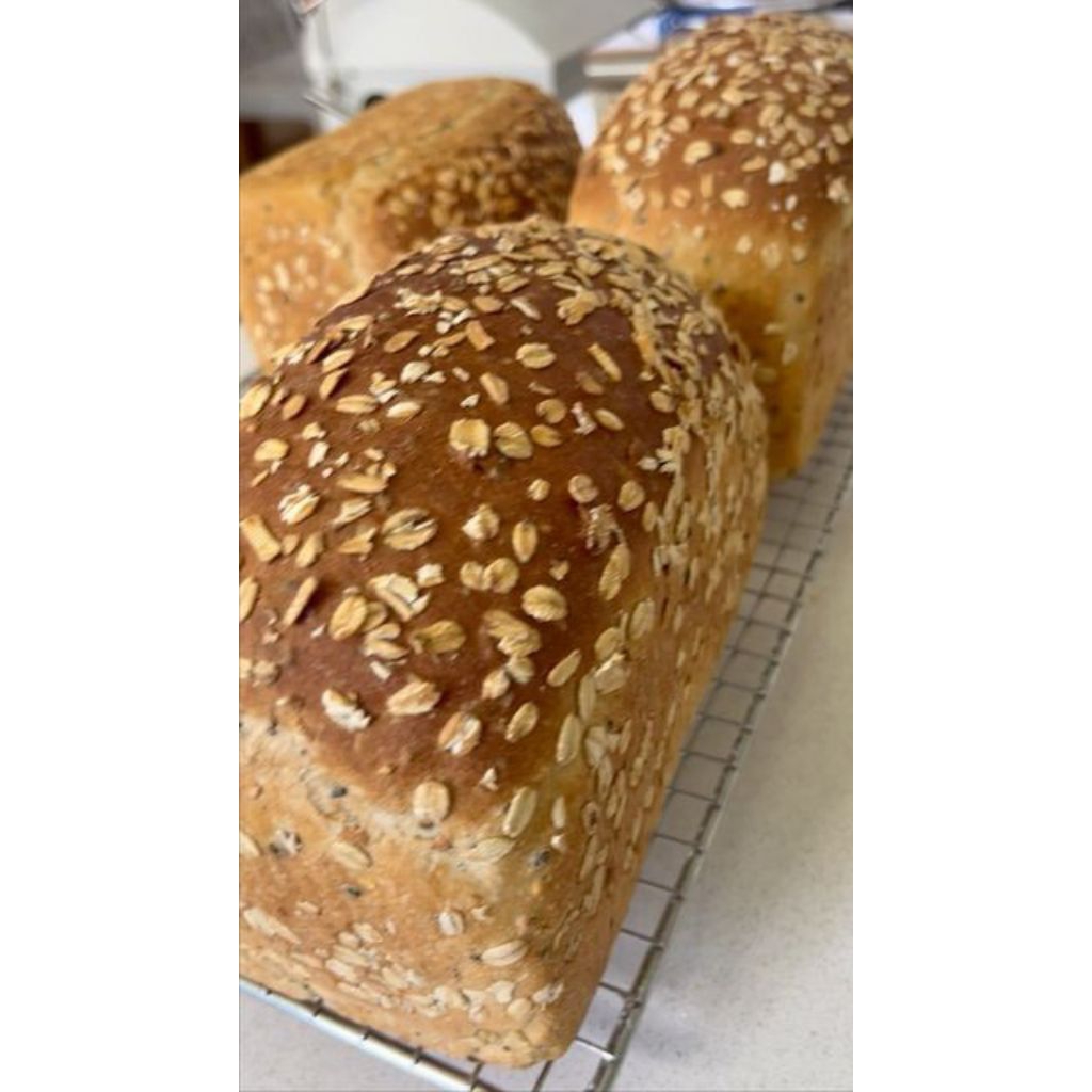 

Oatmeal toast bread ( sugar free,no butter,no egg,dairy free)