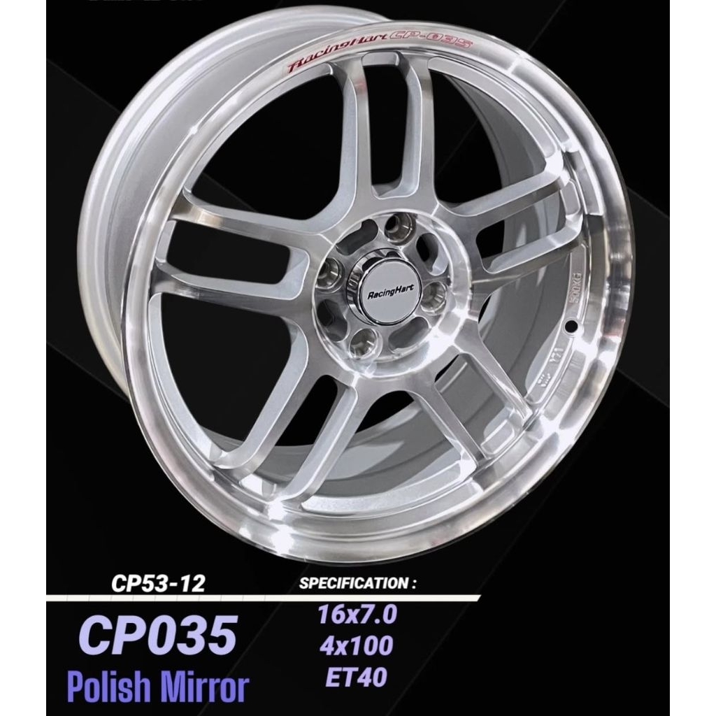 Velg mobil ring 16 racing hart CP 035 ring 16