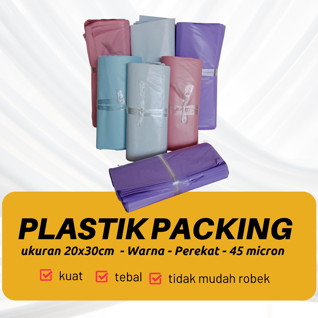 

Plastik packing onlineshop warna uk. 20x30cm