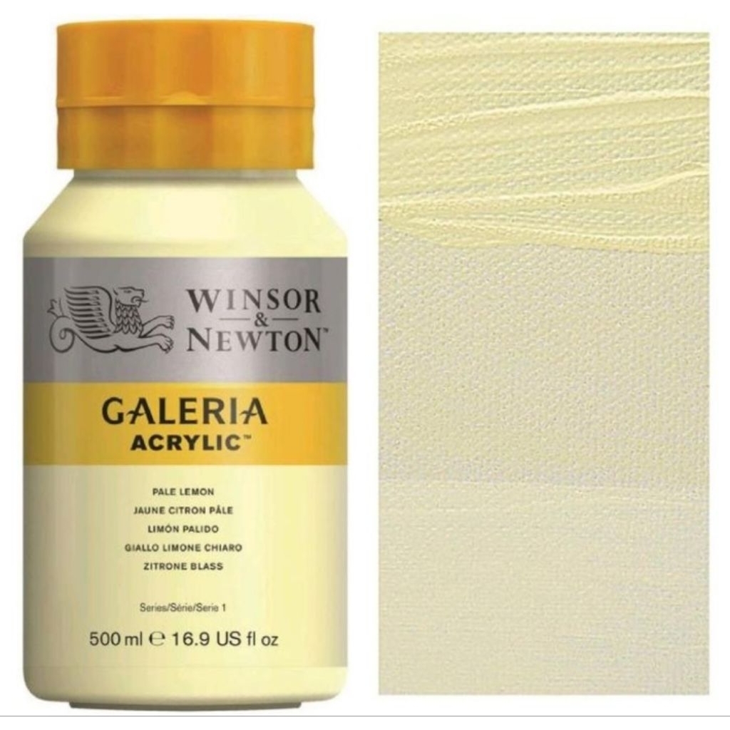 

GALERIA ACRYLIC PAINT 500 ML PALE LEMON WINSOR & NEWTON