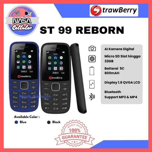 HP STRAWBERRY ST99 REBORN CANDYBAR (GARANSI RESMI STRAWBERRY)