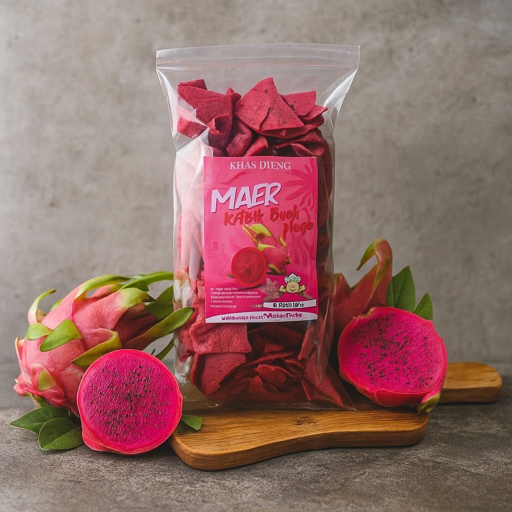 

Keripik Buah Naga MAER 200 gr Oleh Oleh Khas Dieng Wonosobo