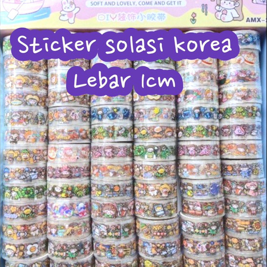 

sticker rolling momo korea kecil / stiker momo roll / stiker tempel korea