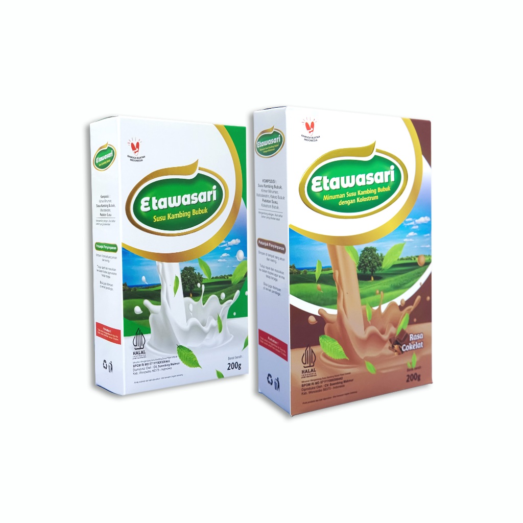 

Susu Etawasari Membantu Gejala Sesak Nafas Asma Mendukung Pernapasan Sehat - 200 Gram (2 box)