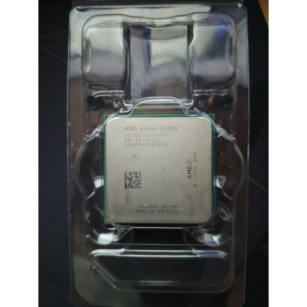 Prosesor amd athlon 3000g tray