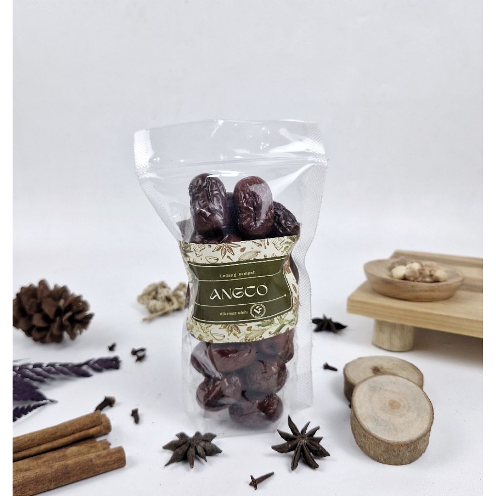 

Angco 100gr – Kurma Merah/Red dates herbal Obat Tradisional, Tanpa Bahan Tambahan manis alami untuk herbal