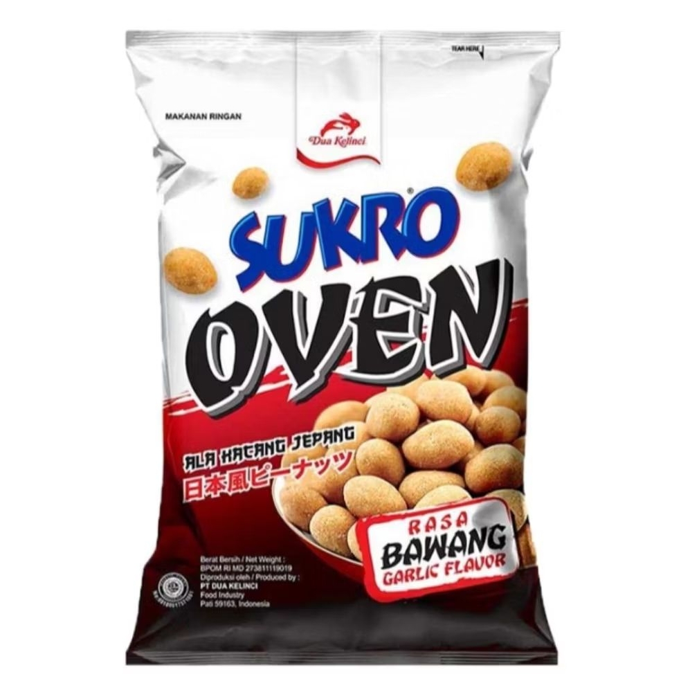 

Dua Kelinci Sukro Kacang Oven Bawang 95 g