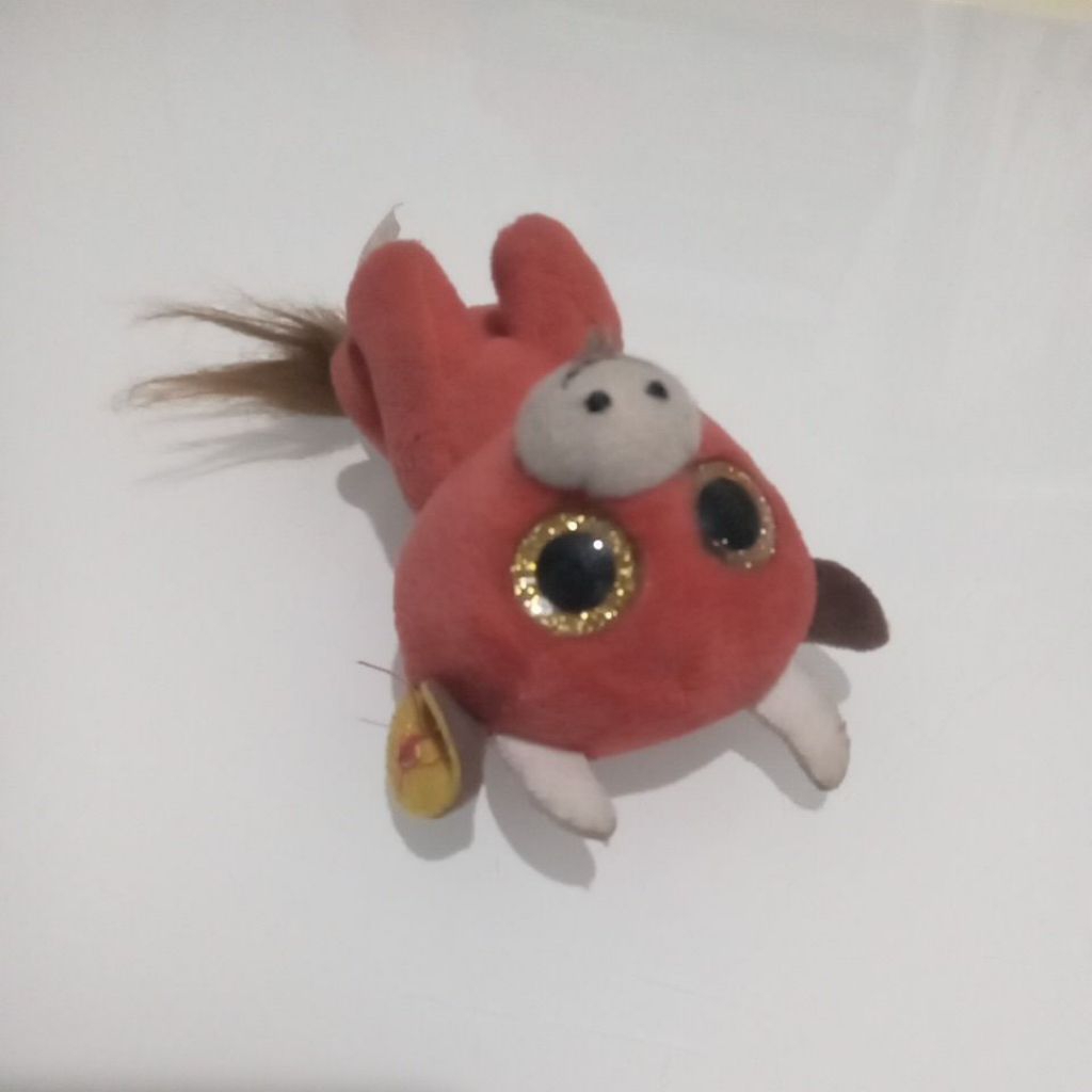 TSY MAINAN BONEKA ANJING MERAH MATA BULAT