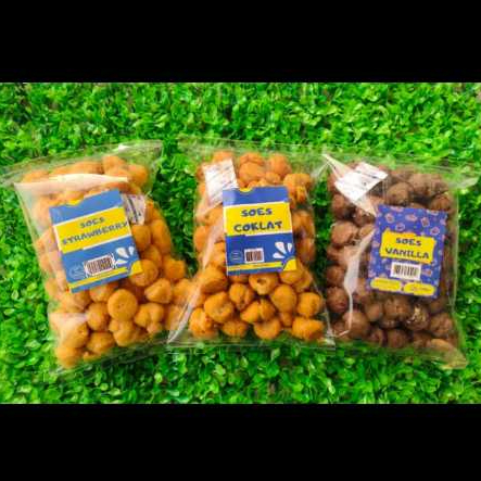 

Soes Coklat - Strawberry - Vanila
