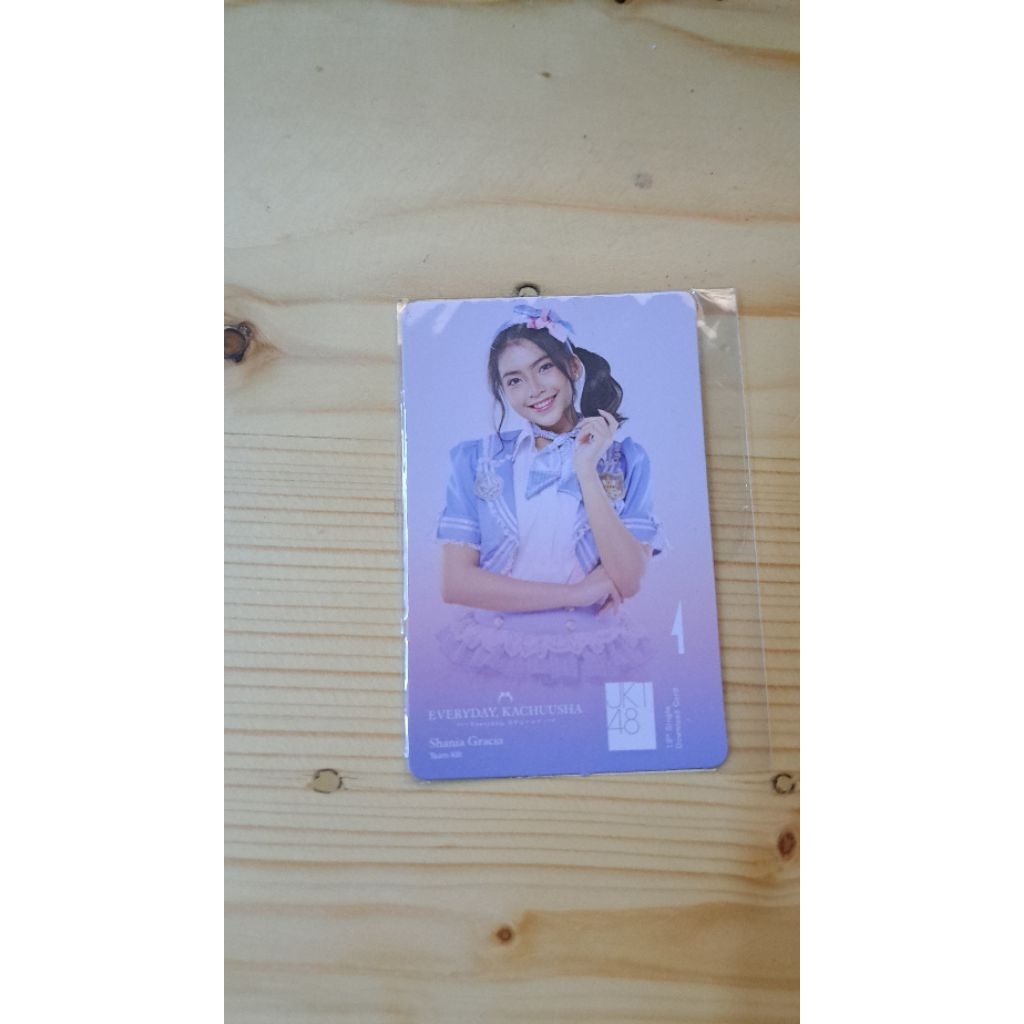 Music Card / Photocard Gracia JKT48 - Everyday Kachuusa