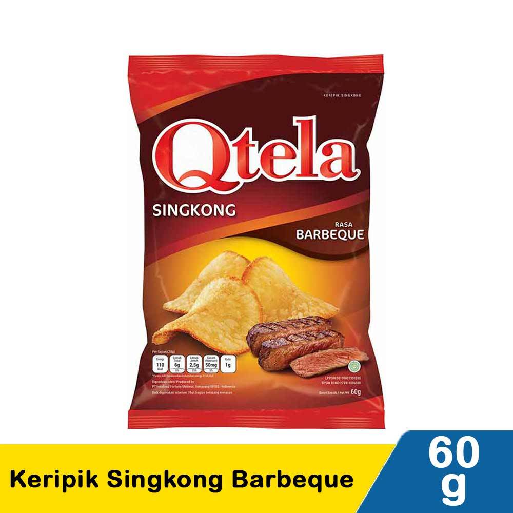 

[oddsolshop] pekanbaru/Qtela Keripik Singkong Rasa Barbeque 60GR Halal Snack BBQ Barbekue