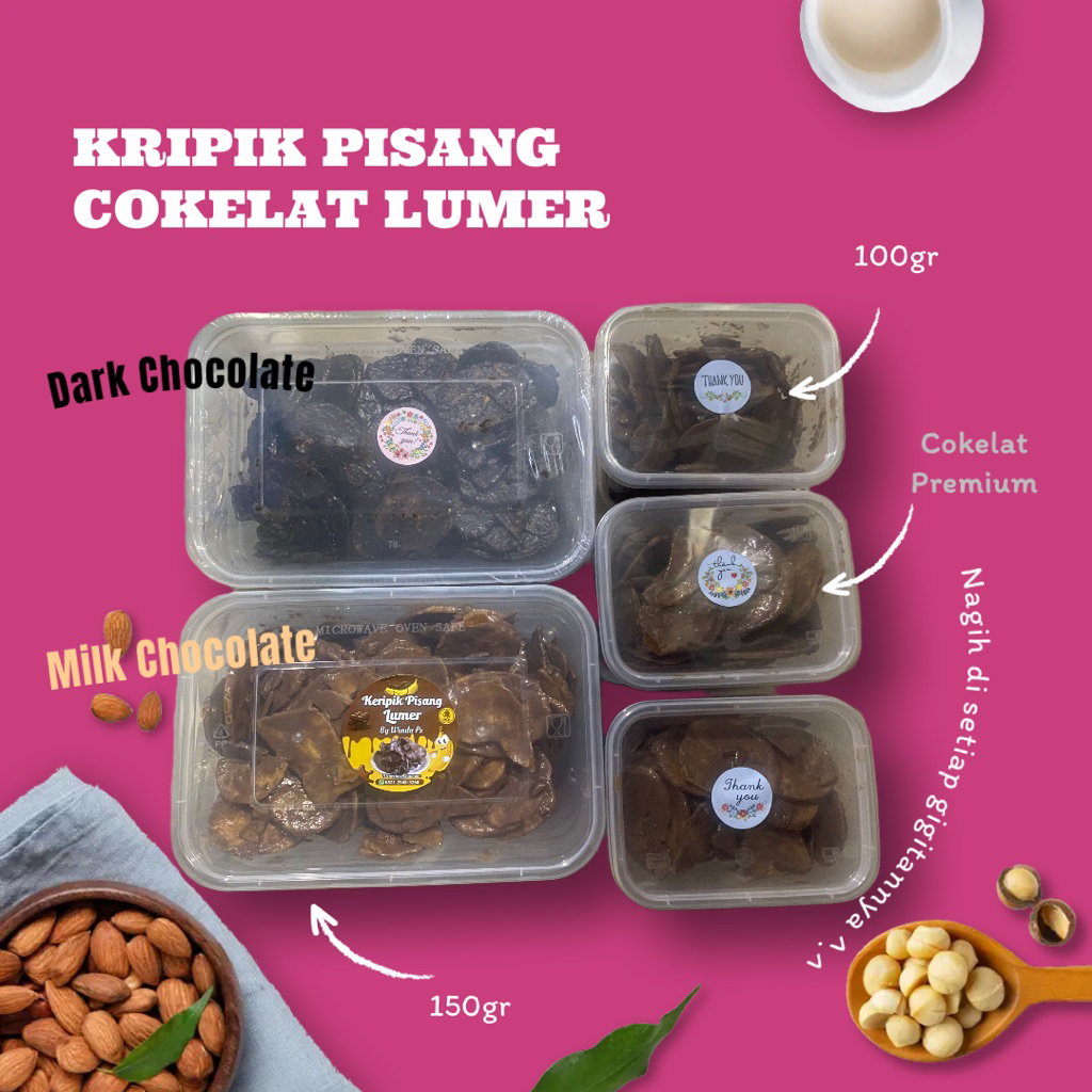 

PAKET BUNDLING KRIPIK PISANG DARK CHOCO & MILK CHOCO 300gr/2box