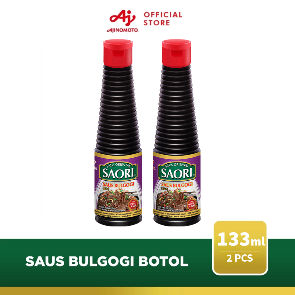 

SAORI® Saus Bulgogi Oriental Botol 133 ml (2pcs)
