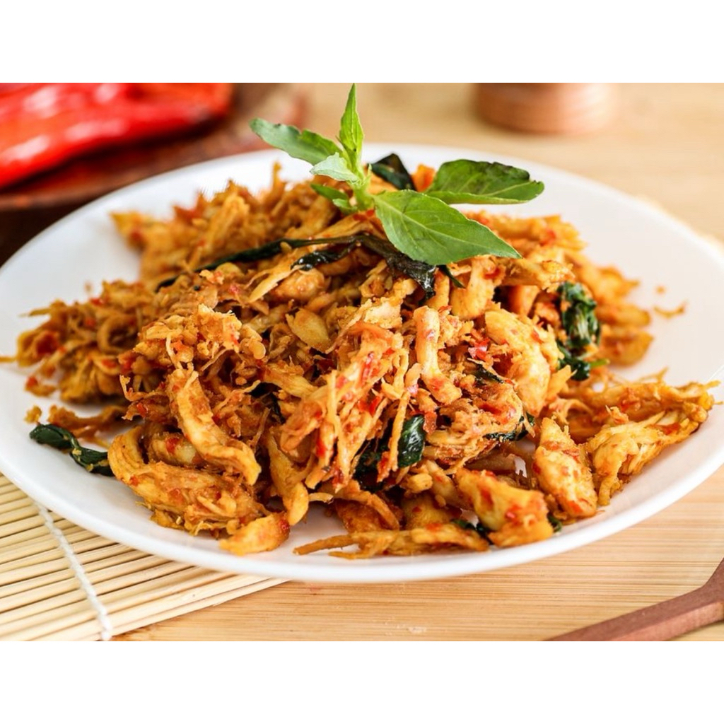 

Sambal Ayam Suir Manteeupp kemasan 150gr Mak Cun