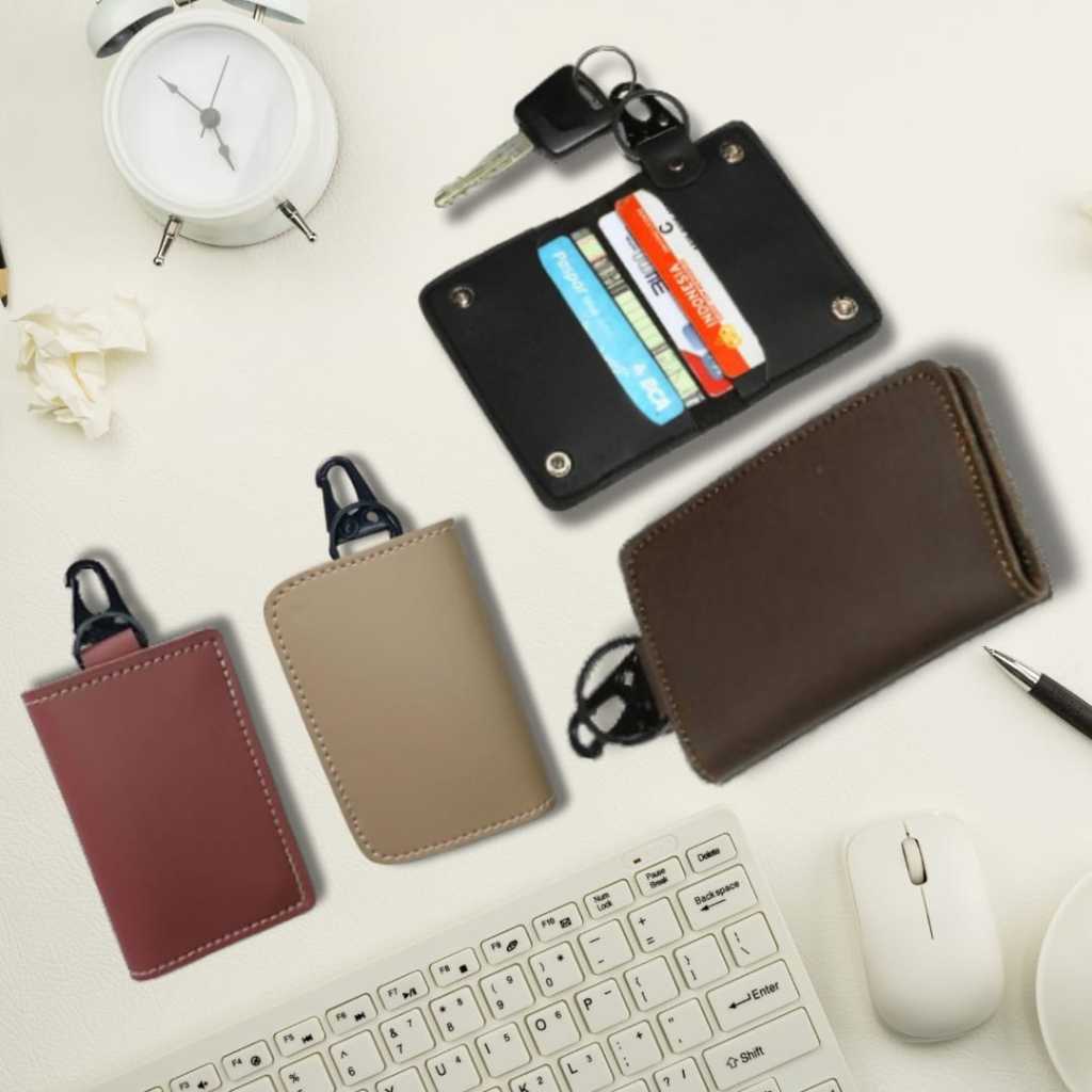 .DOMPET STNK KUNCI MOBIL/MOTOR/DOMPET STNK 4 SLOT KARTUGANTUNGAN KUNCI SNAPHOCK/SHAPLOCK A03 / DOMPE