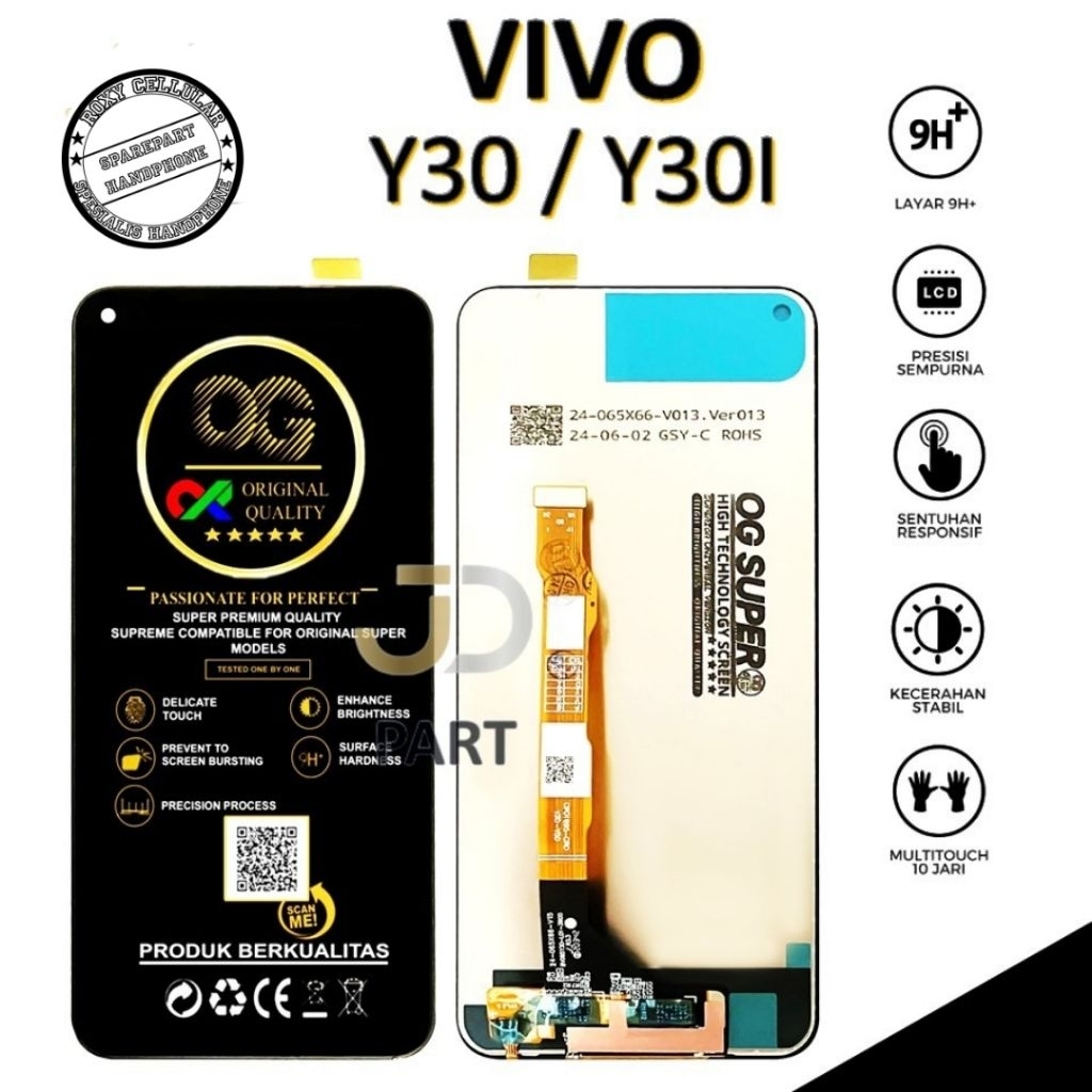 Lcd Touchscreen Vivo Y30 / Y30i Original Lcd