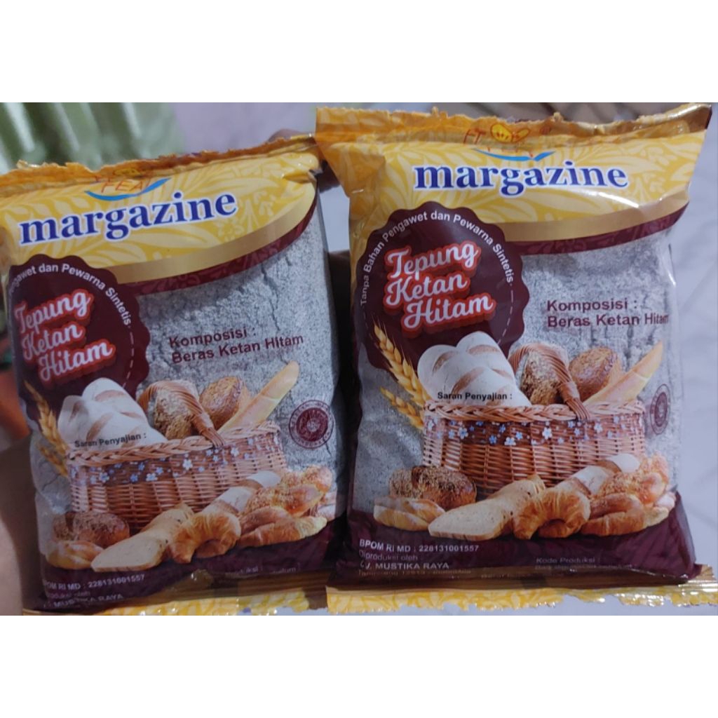 

KS - margazine tepung ketan hitam 250g untuk bolu viral