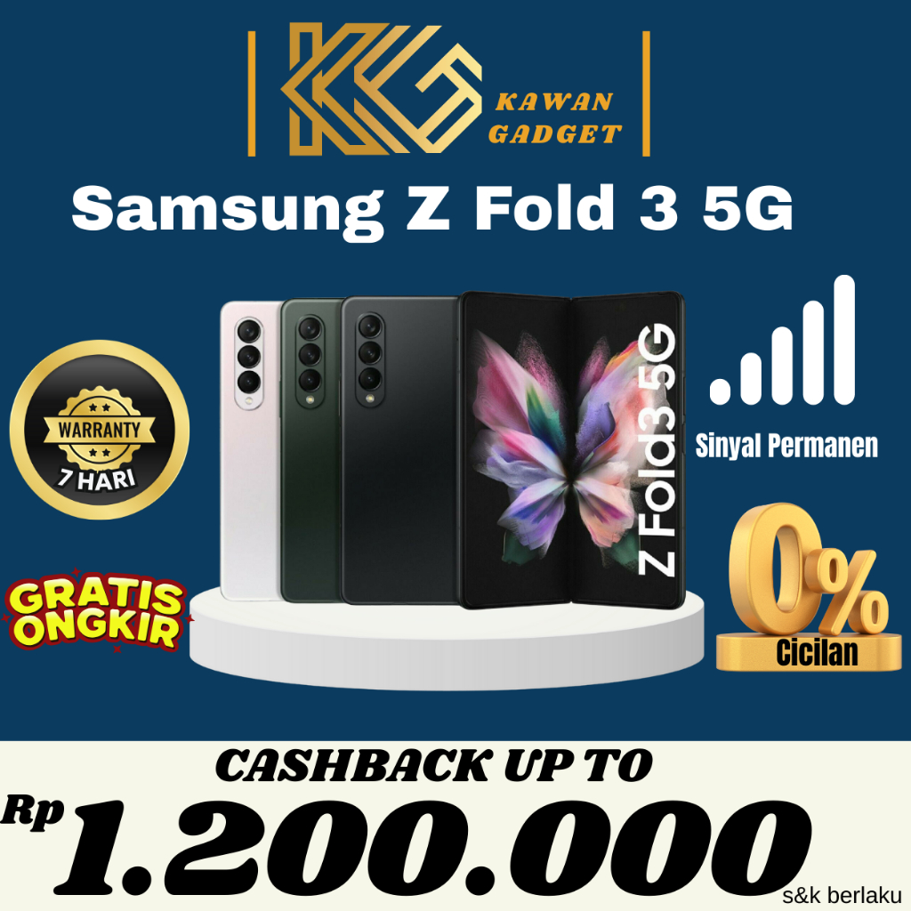 SEIN | Samsung Galaxy Z Fold 3 5G 12/512GB 12/256GB Second Fullset Original Resmi Indonesia