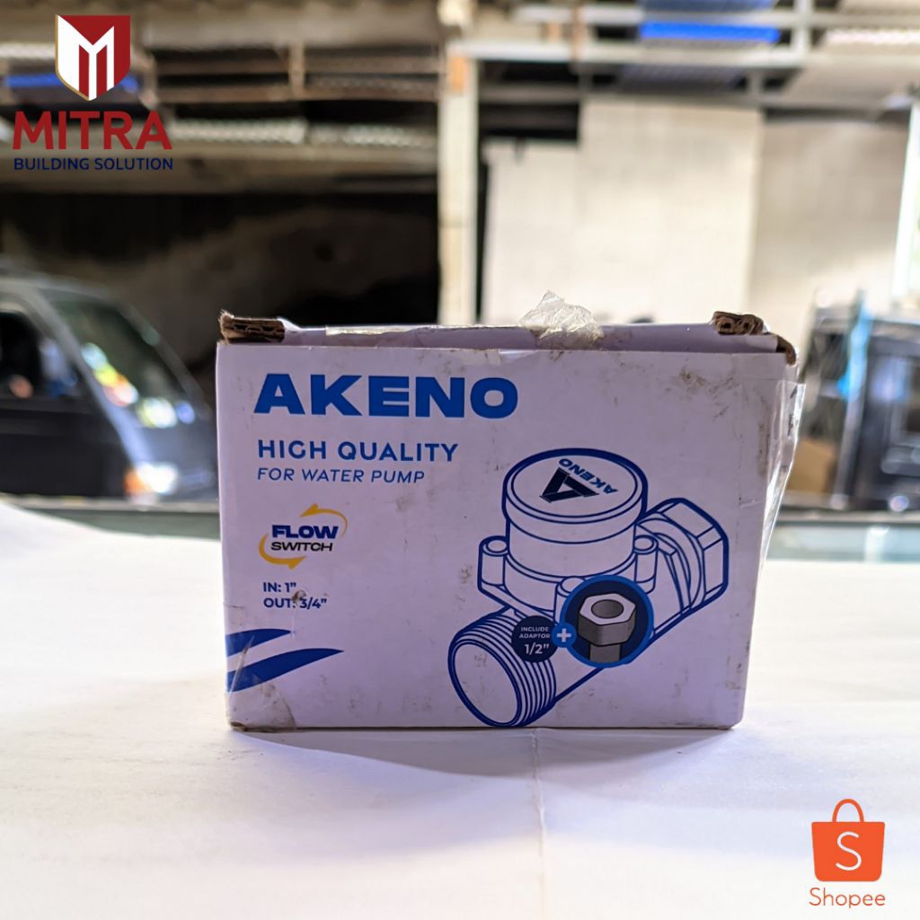 Flow Switch Akeno 1 x ¾ x ⅓ Otomatis Flow Switch + Adaptor ¾ x ½