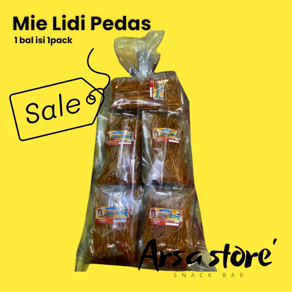 

Mie Lidi Mang Ipul 1 Bal (Isi 5) – Camilan Pedas Renyah