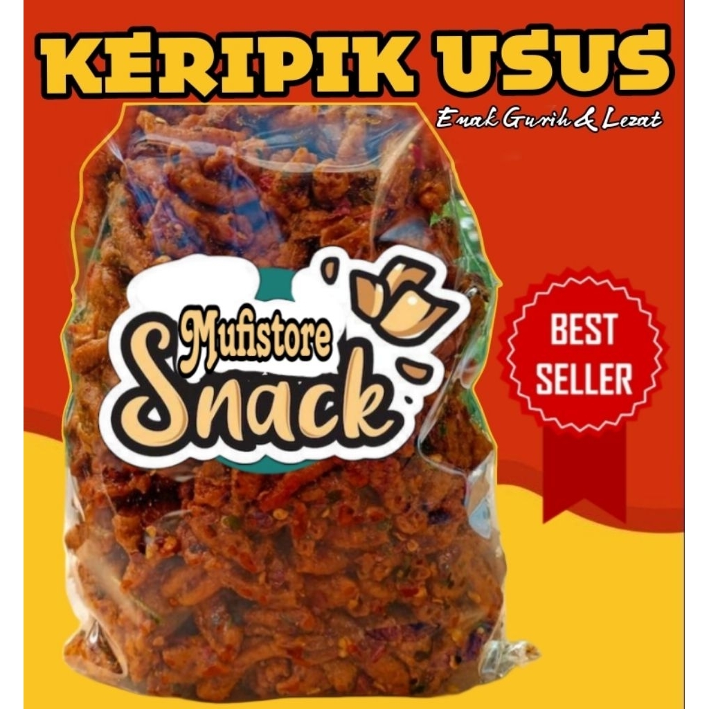 

(COD) CEMILAN KERIPIK USUS CRISPY EXTRA DAUN JERUK RASA PEDAS COCOK UNTUK CEMILAN KELUARGA