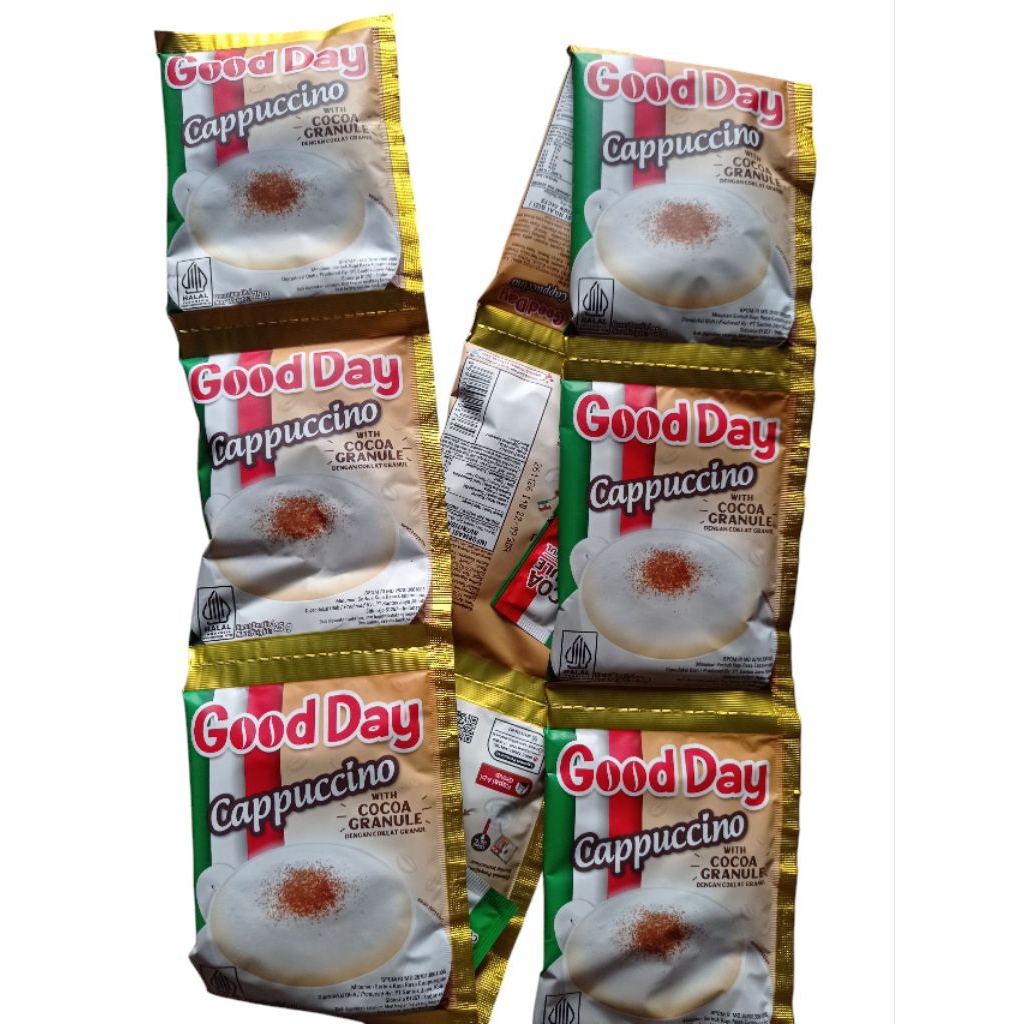 

Kopi Good Day Cappucino 10pcs Coffee 250grm -Kopi Instant