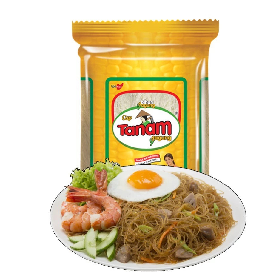 

MIE BIHUN JAGUNG CAP TANAM JAGUNG 320GR ISI 4 KEPING BPMS