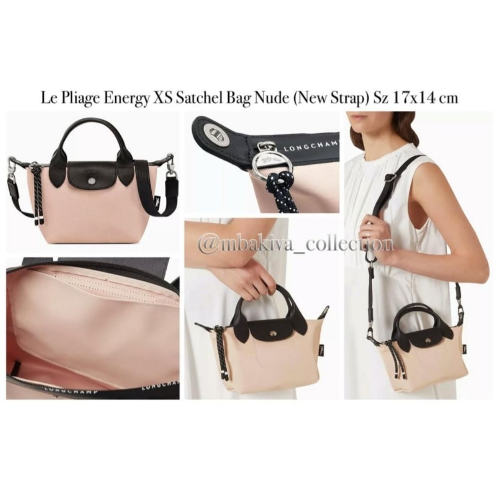 Le Pliage Energy XS Satchel Bag Nude