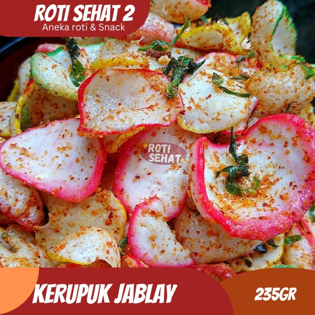 

KERUPUK JABLAI PEDAS / JABLAI SUPER PEDAS / KERUPUK PEDAS / SEBLAK CAMPUR PEDAS / JABLAI DAUN JERUK