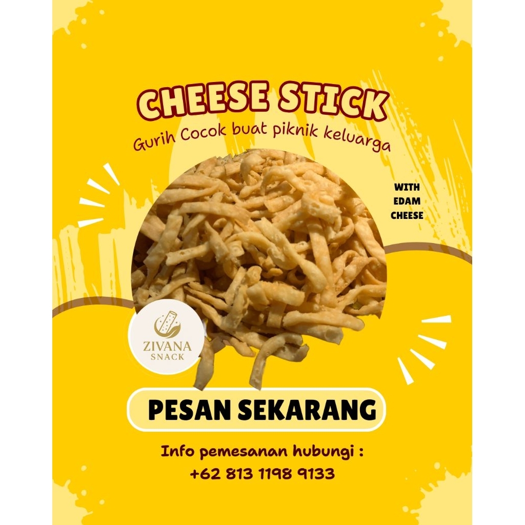

Cheese Stick dengan Keju Edam atau Keju Apel Best Seller!