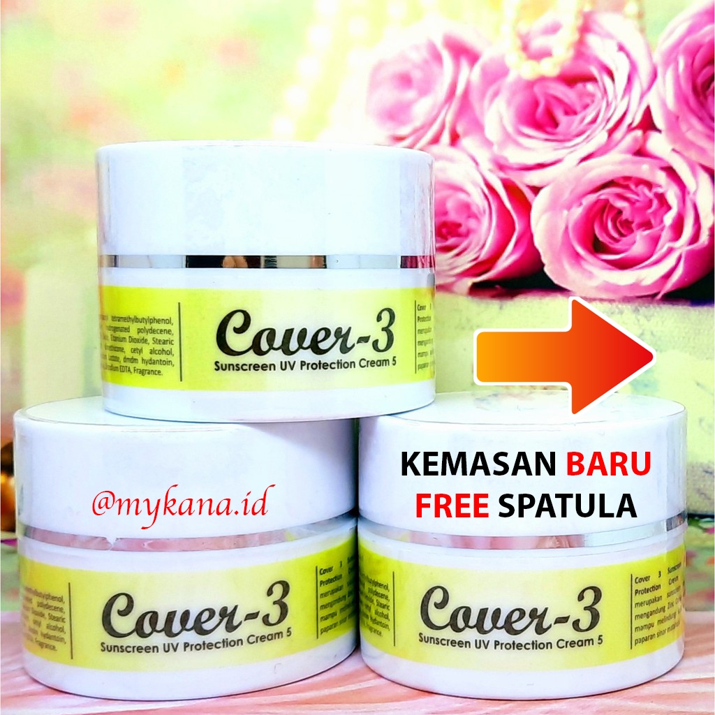 Cover 3 Sunscreen UV Protection Cream 5 10g MF Matte Finish / Cover 3 Sunscreen SPF 50