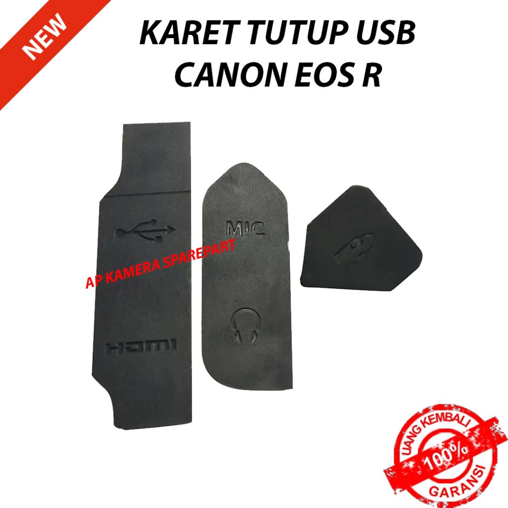 KARET TUTUP USB MIC CANON EOS R RUBBER