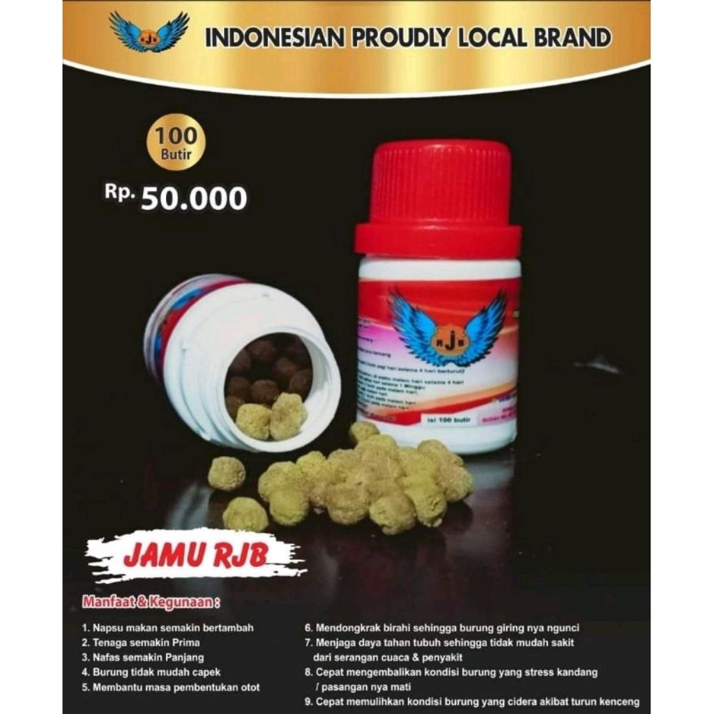 JAMU MERPATI RJB ( PIL ALUS JAMU 99 ELITE JAMU ELITE 99 JAMU MERPATI HFF VETAFARM
