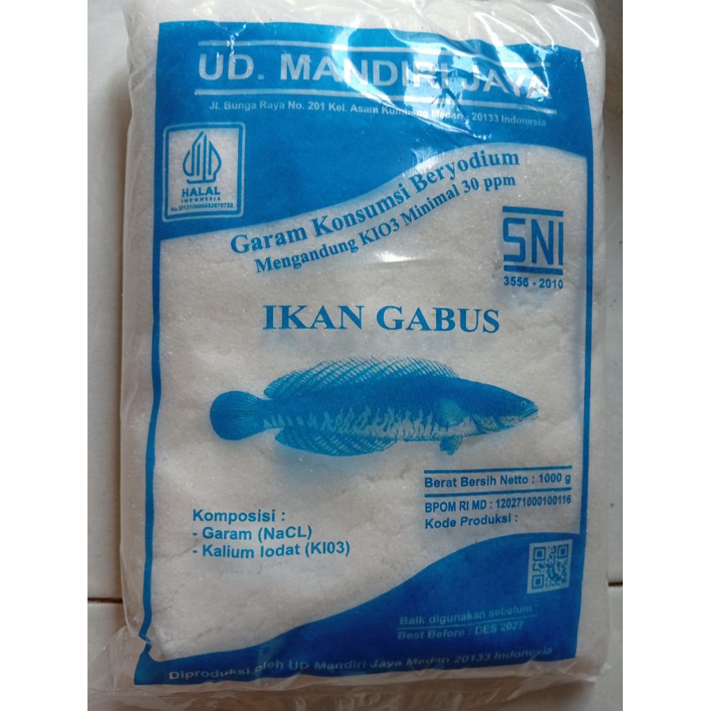 

Garam Ikan Gabus. Mandiri Jaya