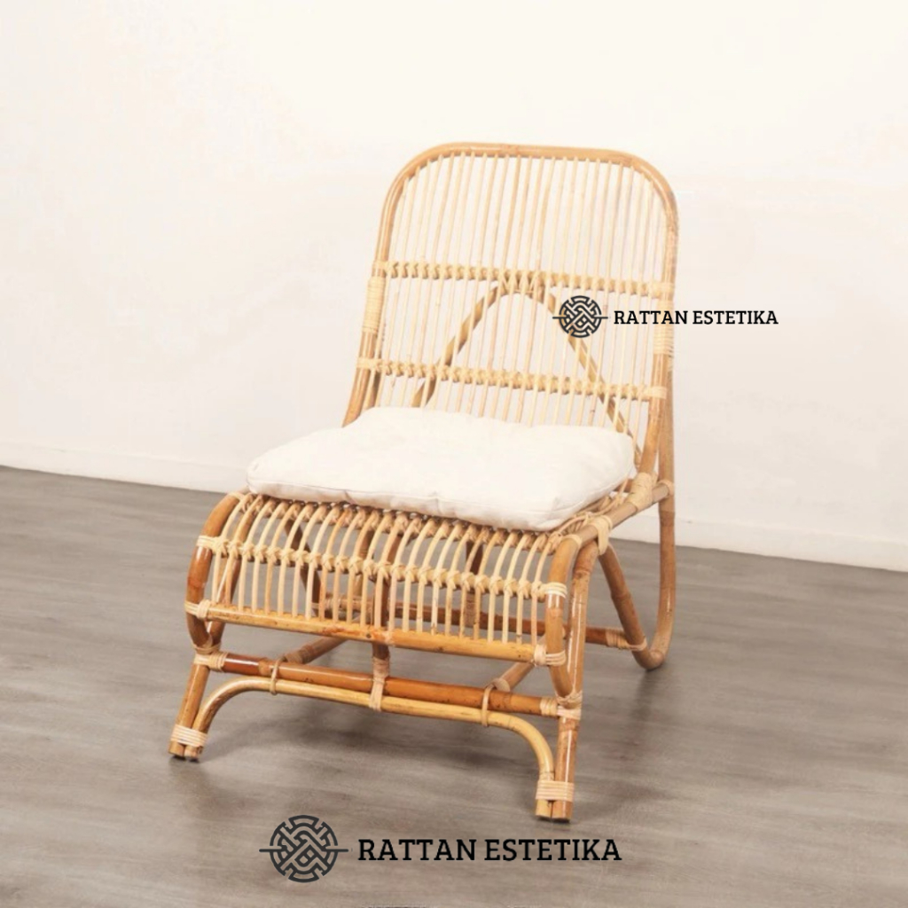 Kursi Teras Rotan Balion Dengan Bantal / Kursi Teras Rotan