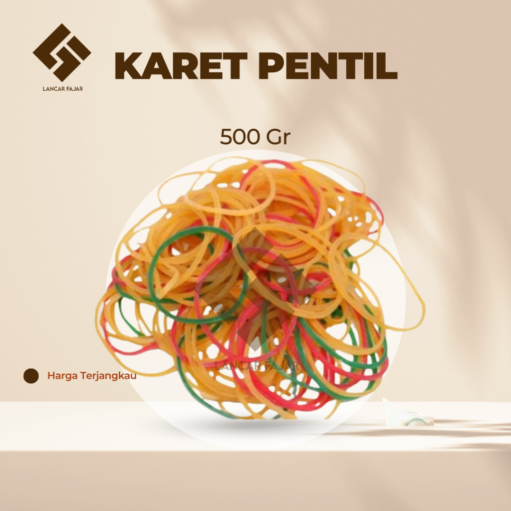 [LF] Karet gelang pentil | karet gelang swan 500gr | karet gelang rubber