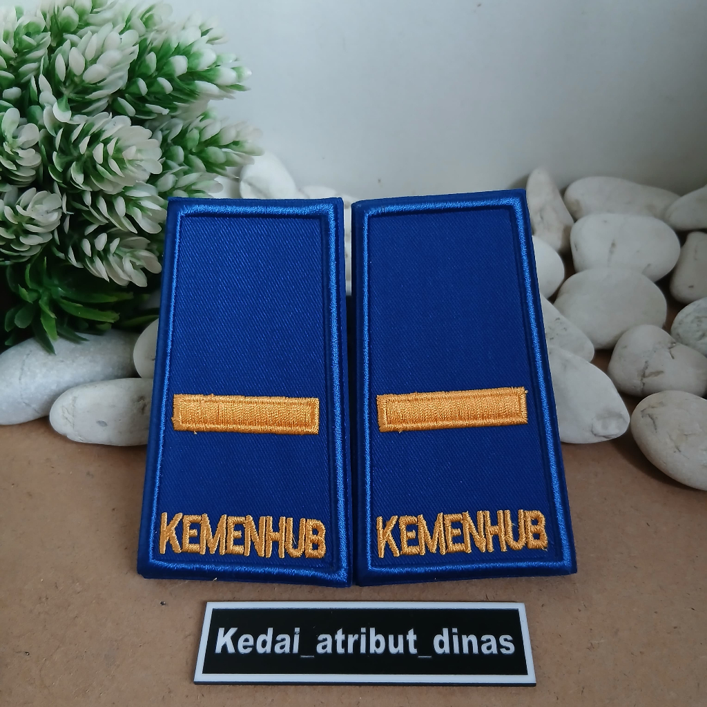 Pangkat pdh kemenhub 3A full bordir / Pangkat kemenhub 3A kualitas premium