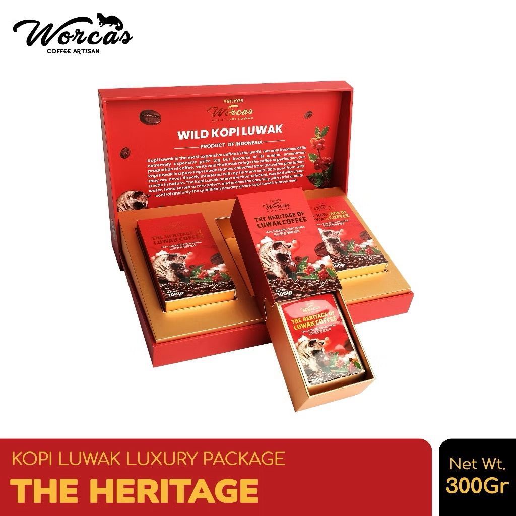 

WORCAS Kopi Luwak The Heritage Luxury Package 300gr