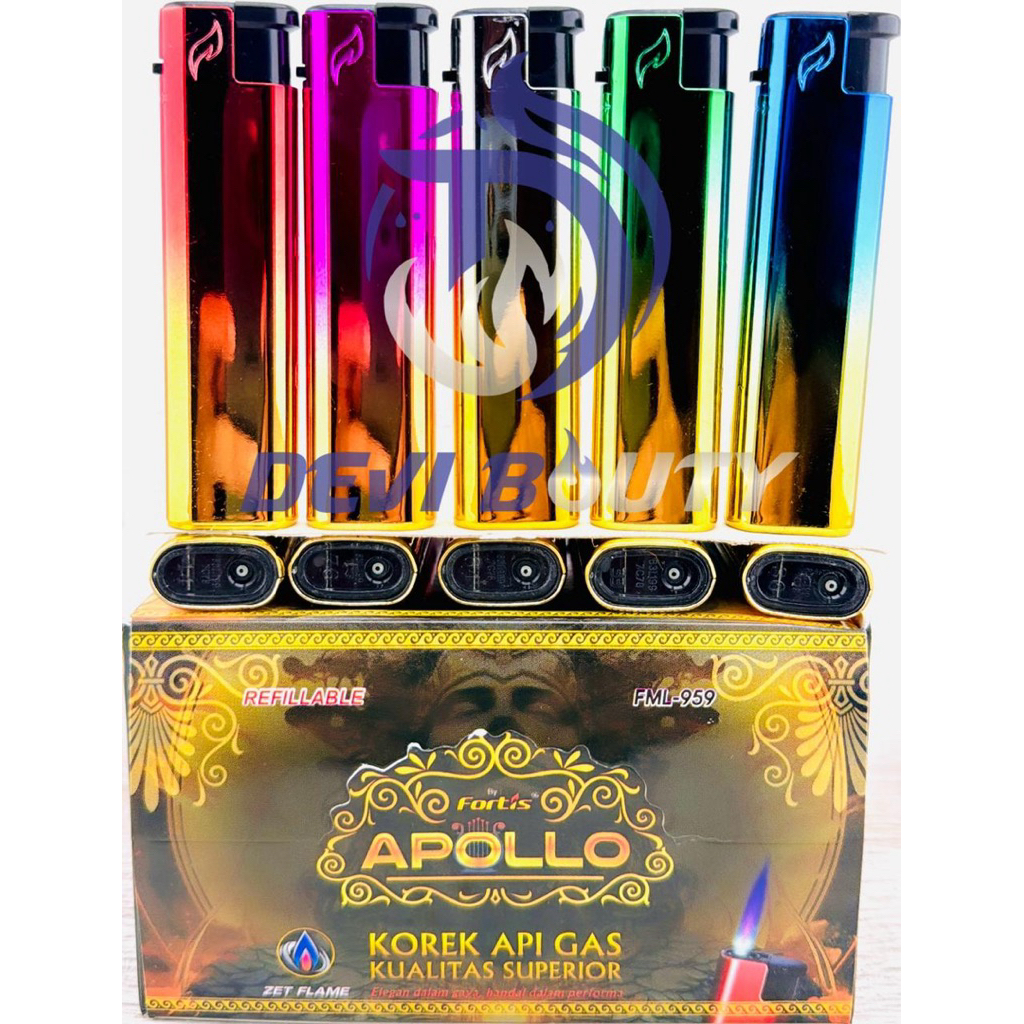 Korek bara badan besi Zenith, Athena, Apollo, Pegasus, Fortis, Squid, Amola isi 25 pcs bisa diisi ul