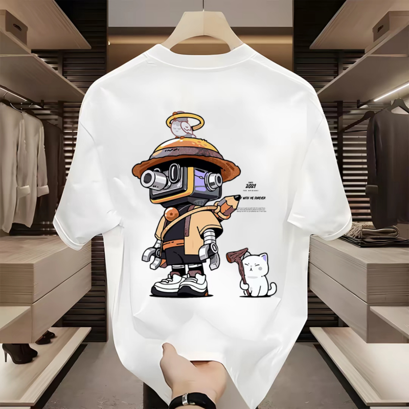 【COD】Kaos Distro Pria kaos polos T-shirt Lengan pendek kaos distro kaos pria distro original 100% Co