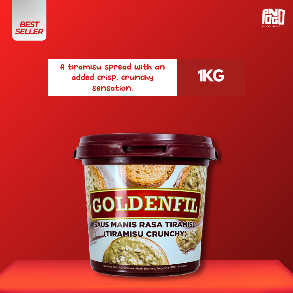 

GOLDENFIL TIRAMISU CRUNCHY 1KG SELAI TIRAMISU