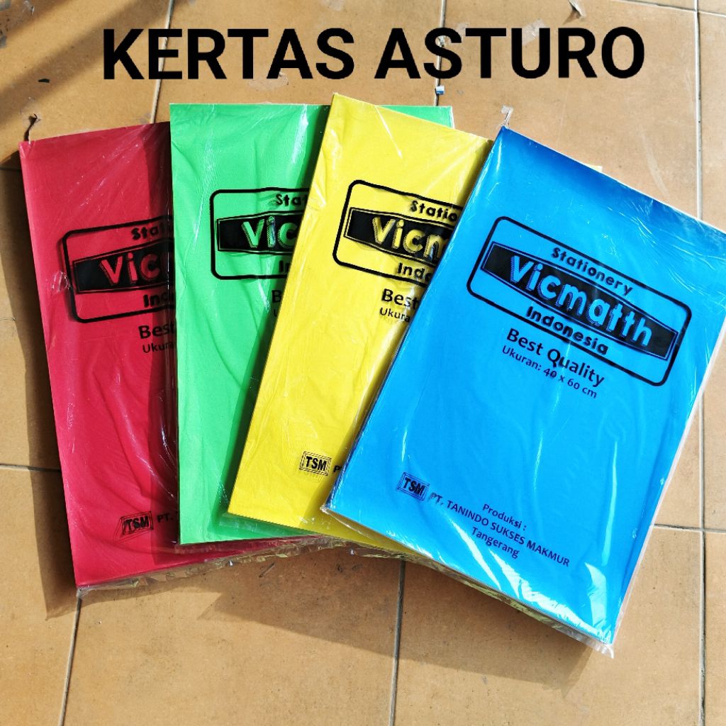 

1 Pak Kertas Karton Asturo Isi 50 Lembar ( Packing Aman )