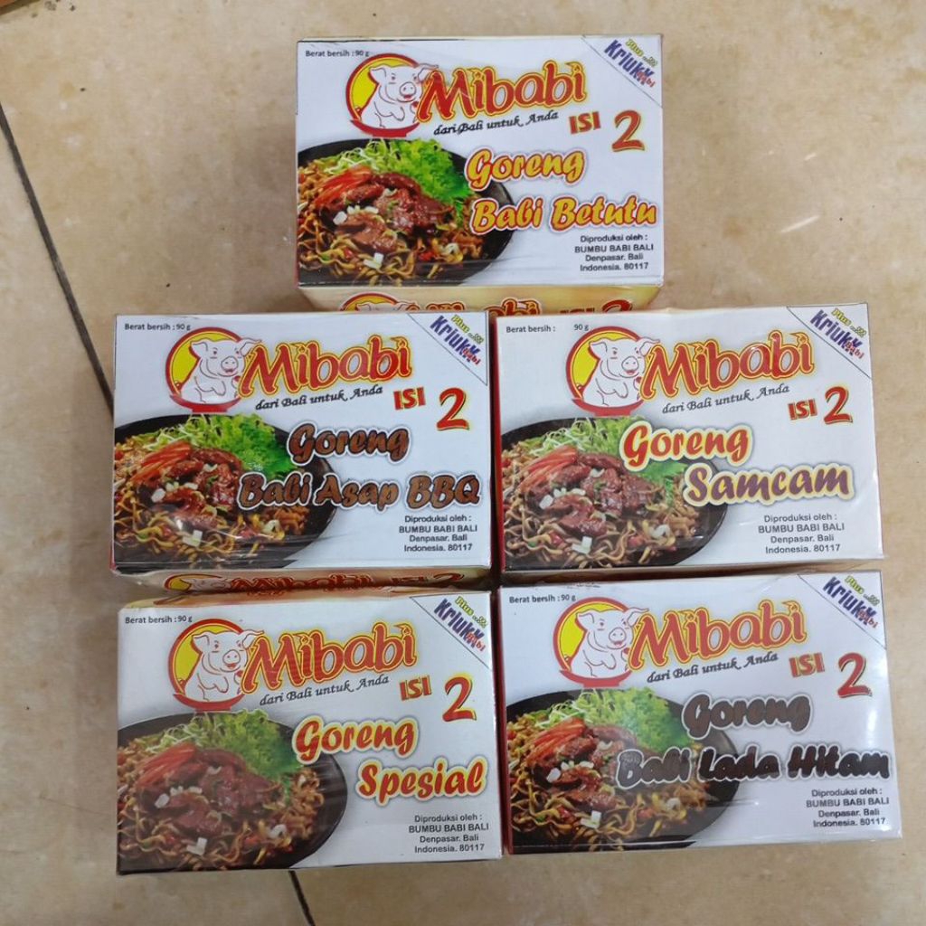 

Mibabi Goreng Isi 2 Berat 90g