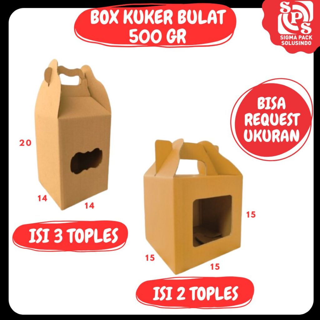 

Box Jinjing Kuker Bulat 500gr Isi 2/3 15x15x15 / 14x14x20 Gable Box Idul Fitri Hampers lebaran Ied Mubarak Zigma Pack