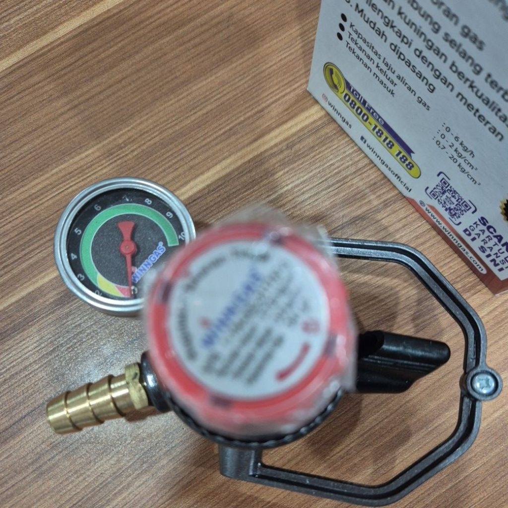 Regulator gas kompor joss tekanan tinggi winn meter W-191M