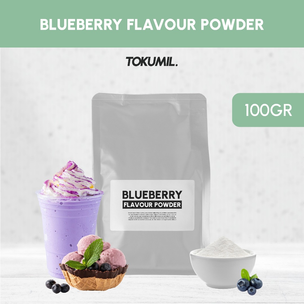 

Pure Blueberry Flavour Powder 100gr
