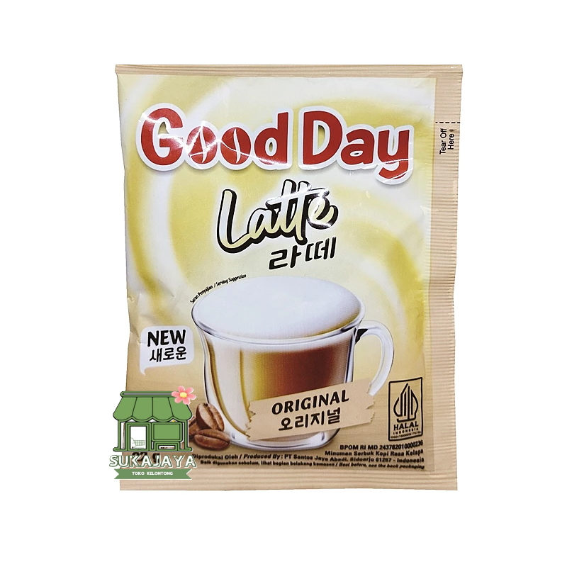 

Good Day Latte Series 22 Gram (1 renceng isi 10 pcs) (Original/ Butterscoth)