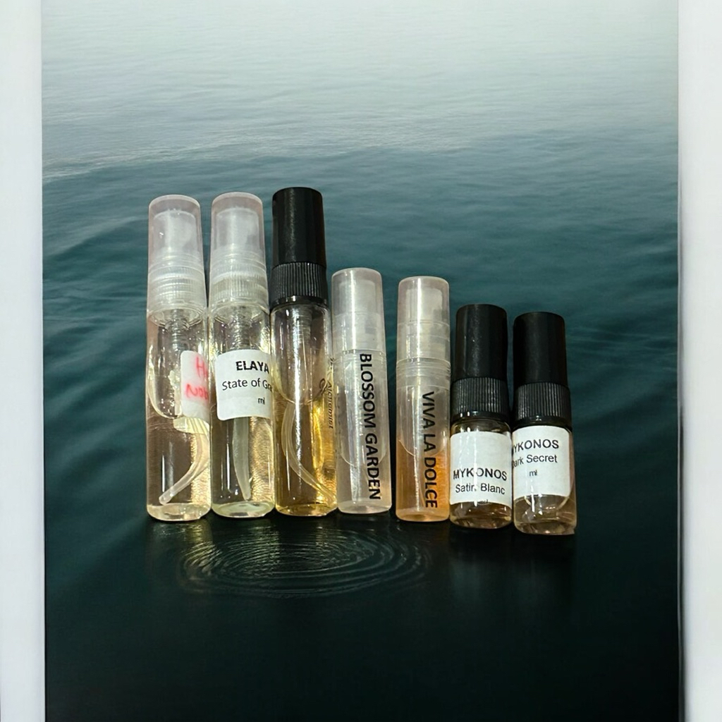 Preloved Decant Perfume Mykonos Hint Elaya Bi Es Alchemist