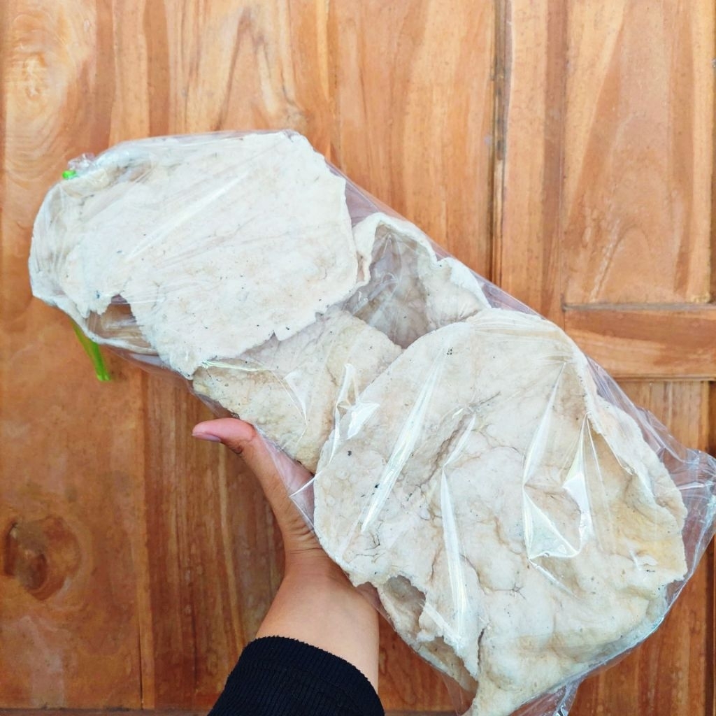 

Krupuk Lamuk Krupuk Ketela Khas Kediri Asli Tarokan Opak Lamuk Goreng Pasir