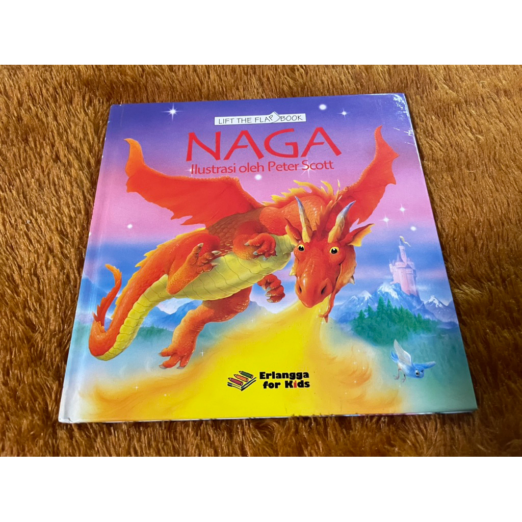 Buku preloved Naga-Lift the flap book